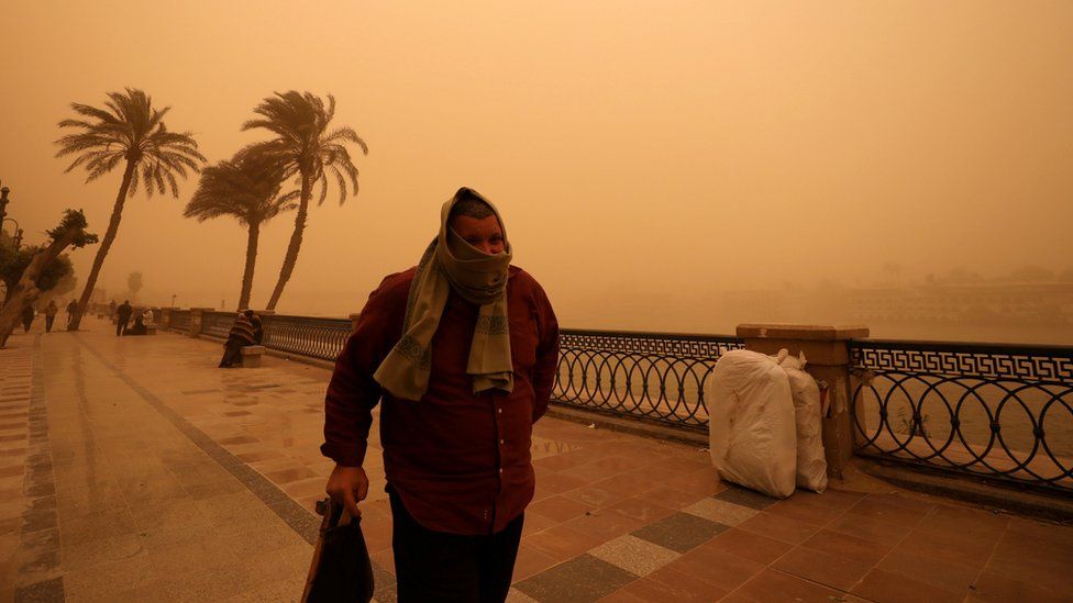 طوفان شن در قاهره