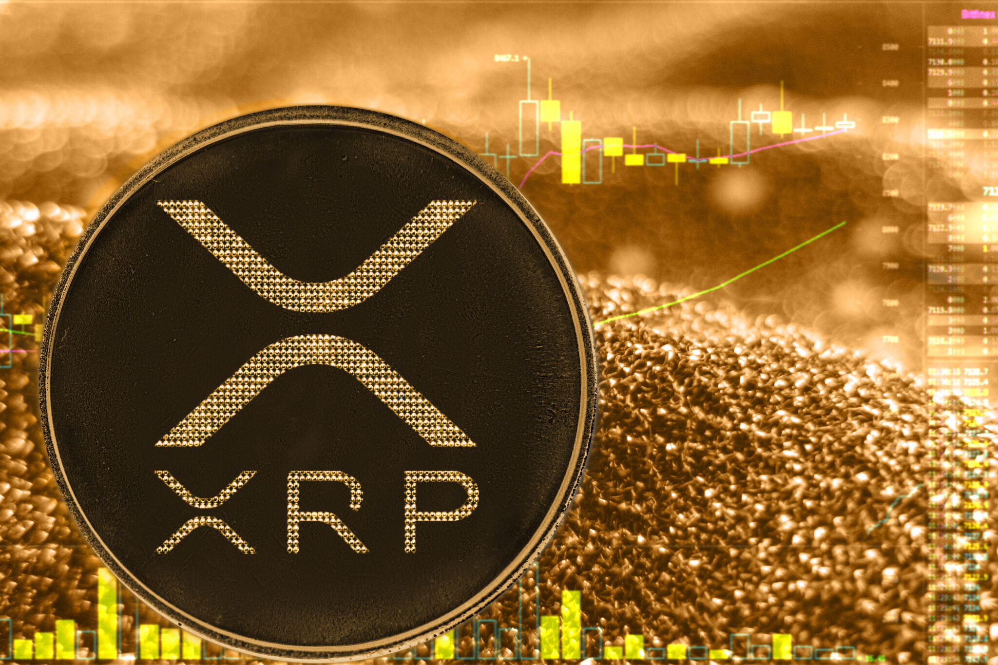 coin-cryptocurrency-xrp-ripple-on-golden-chart-stockpack-deposit-photos-scaled