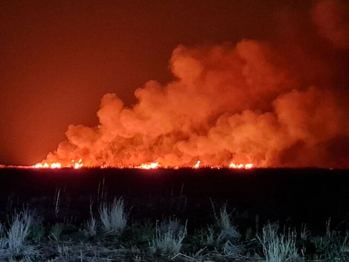 ۴۰۰ هکتار از تالاب میقان اراک در آتش سوخت
